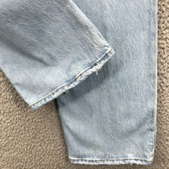 ABERCROMBIE Womens Size 28/6 XS The 90s Straight Ultra High Rise Split Hem Jeans - Picture 5 of 16